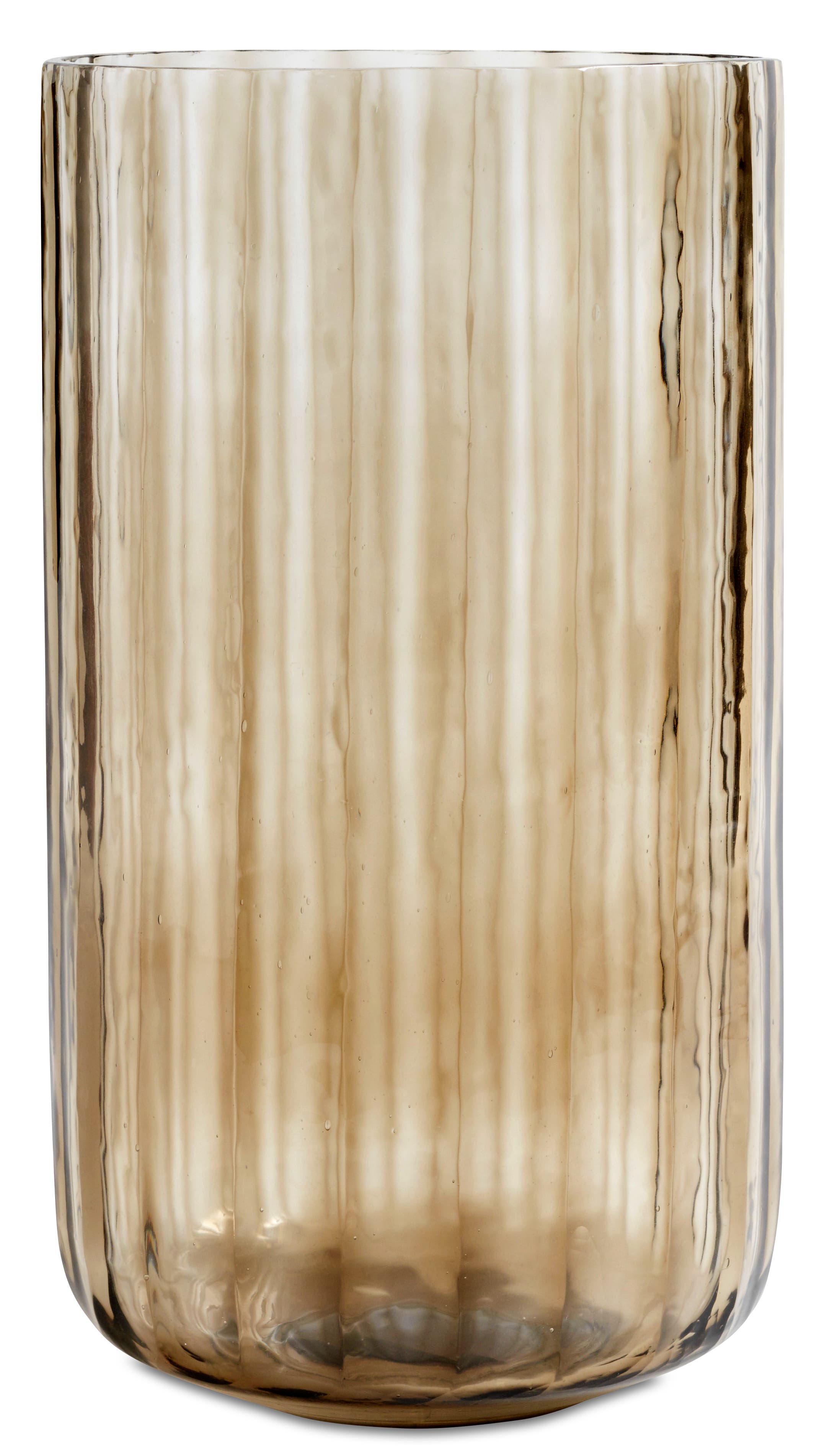 [Ribbon] Jarrón Ribbon, Smoke. A41½xØ22½cm.