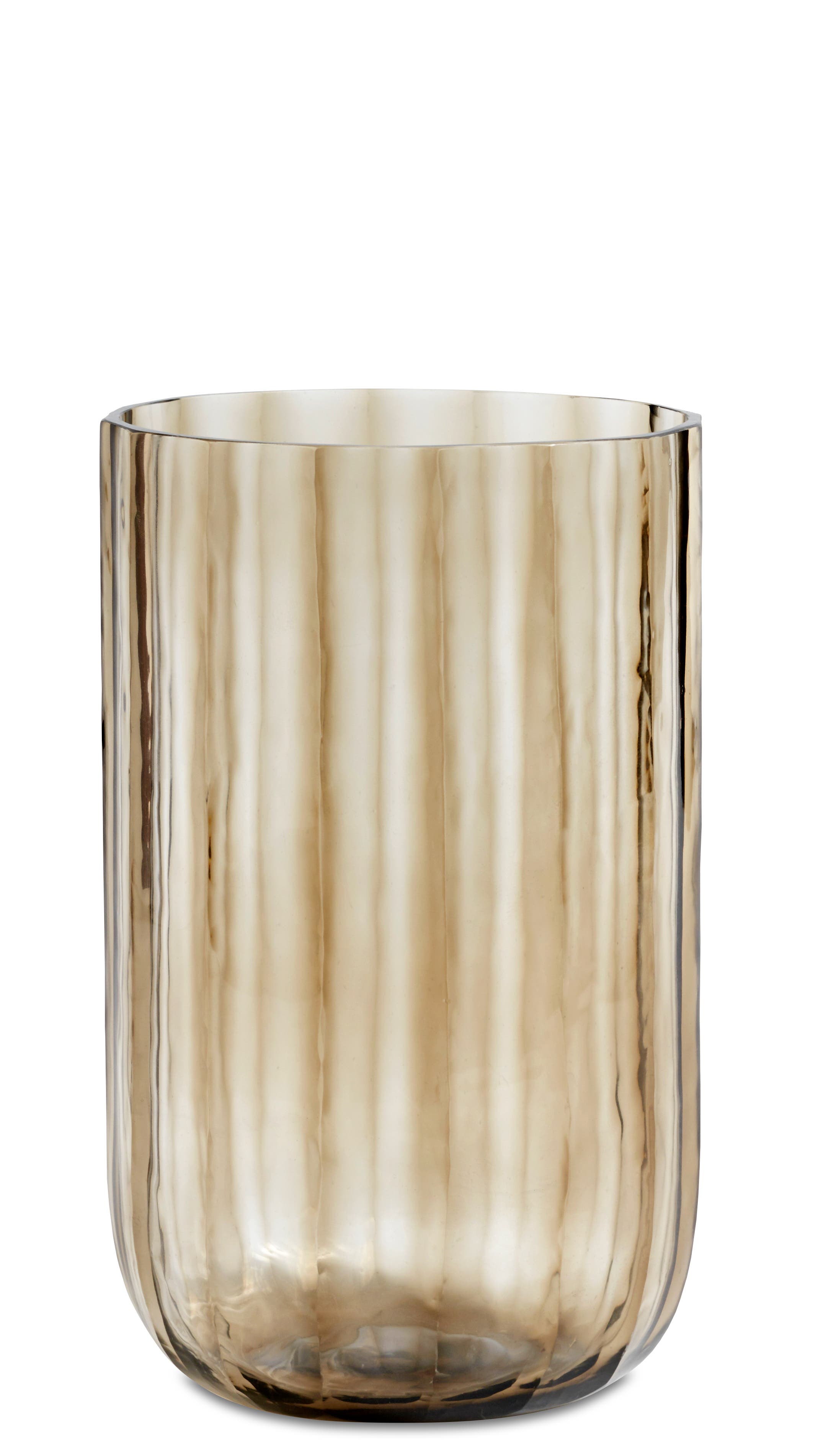 [Ribbon] Jarrón Ribbon, Smoke. A29½xØ17½cm.