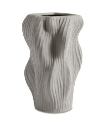 [Water ripple] Jarrón Water ripple, marrón oscuro. A30x