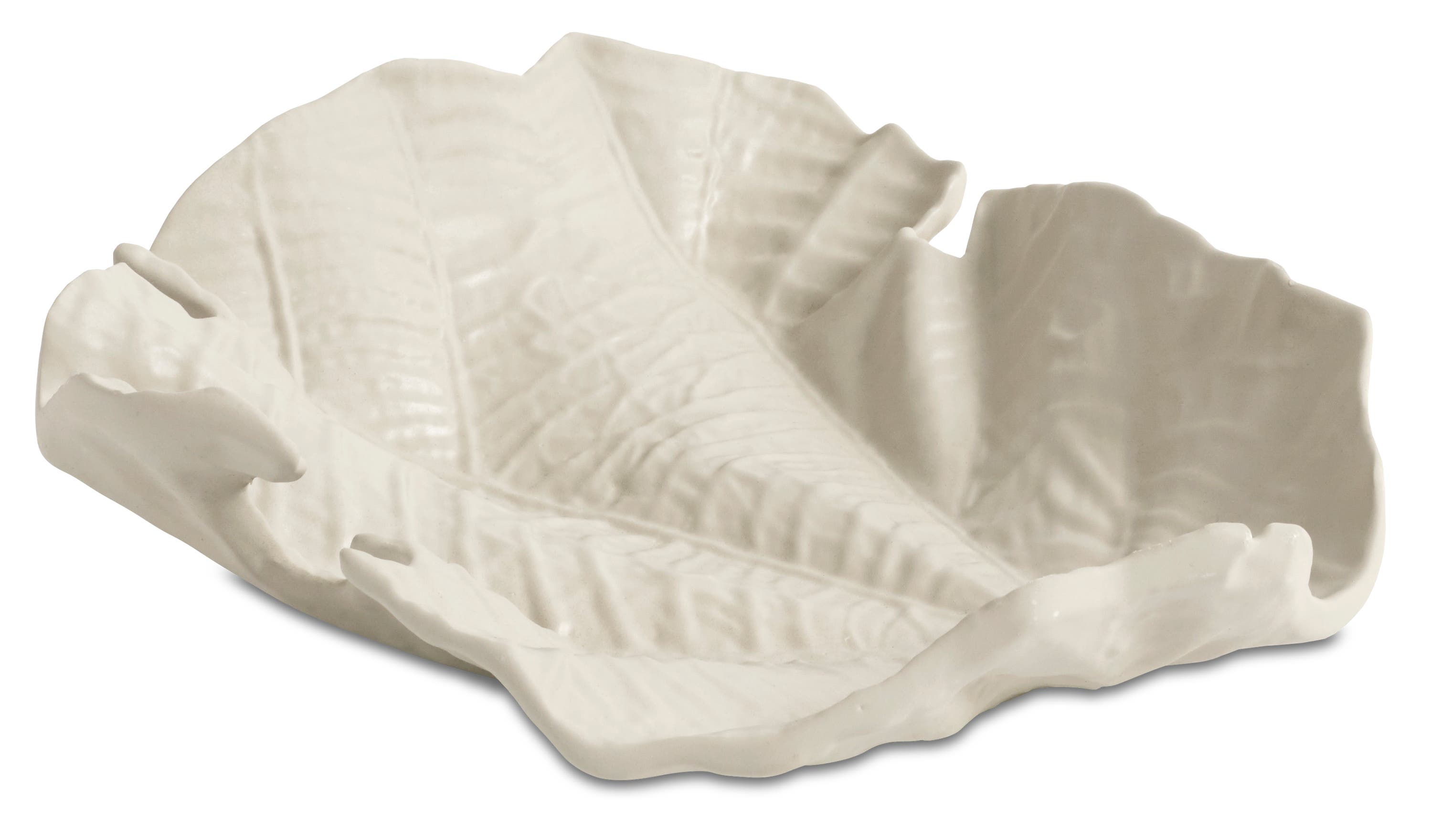 [Velvet Leaf] Escultura Velvet leaf, gris cálido. A7½xL