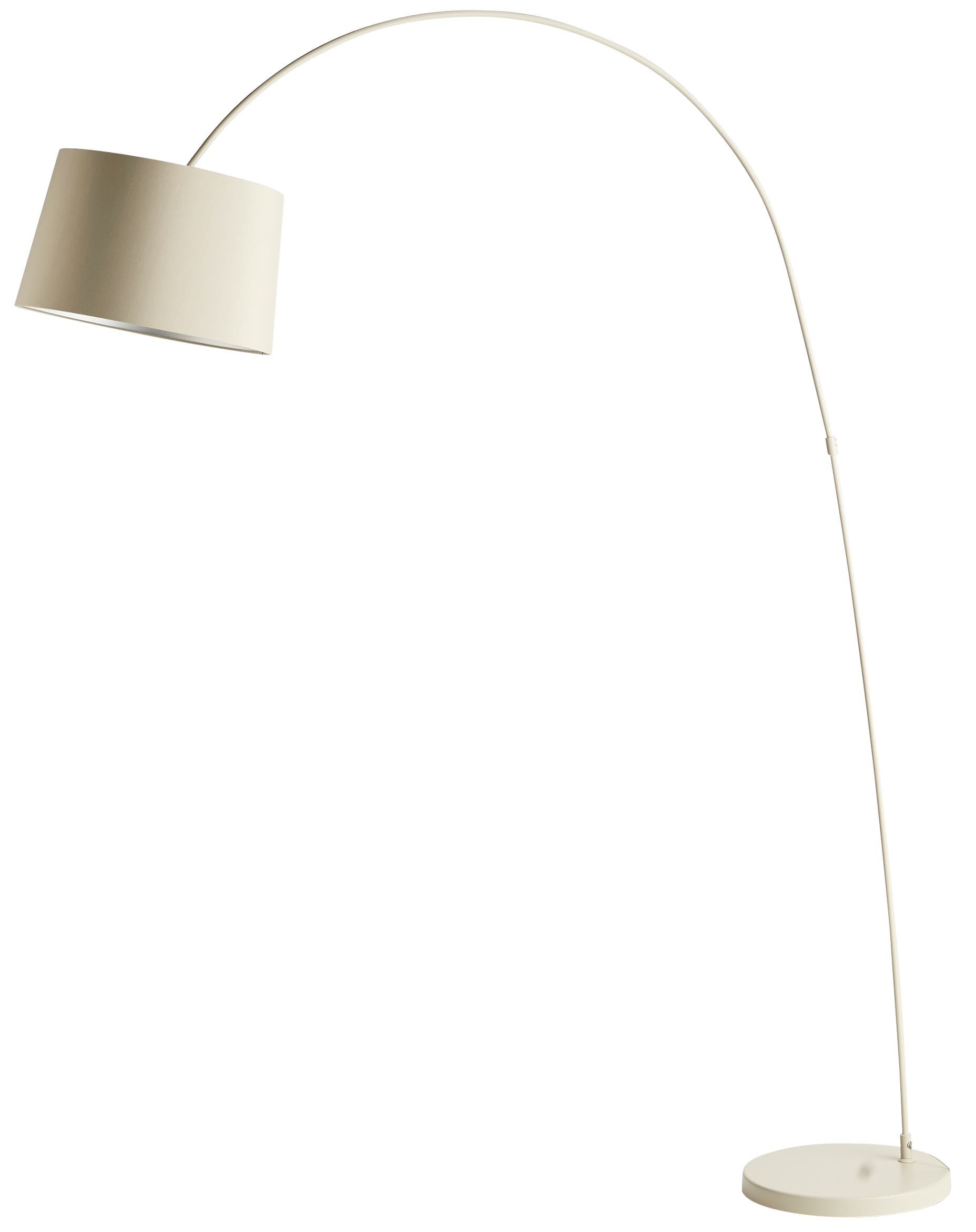 [Kuta] Lámpara de pie Kuta, gris cálido. A200xØ40cm.