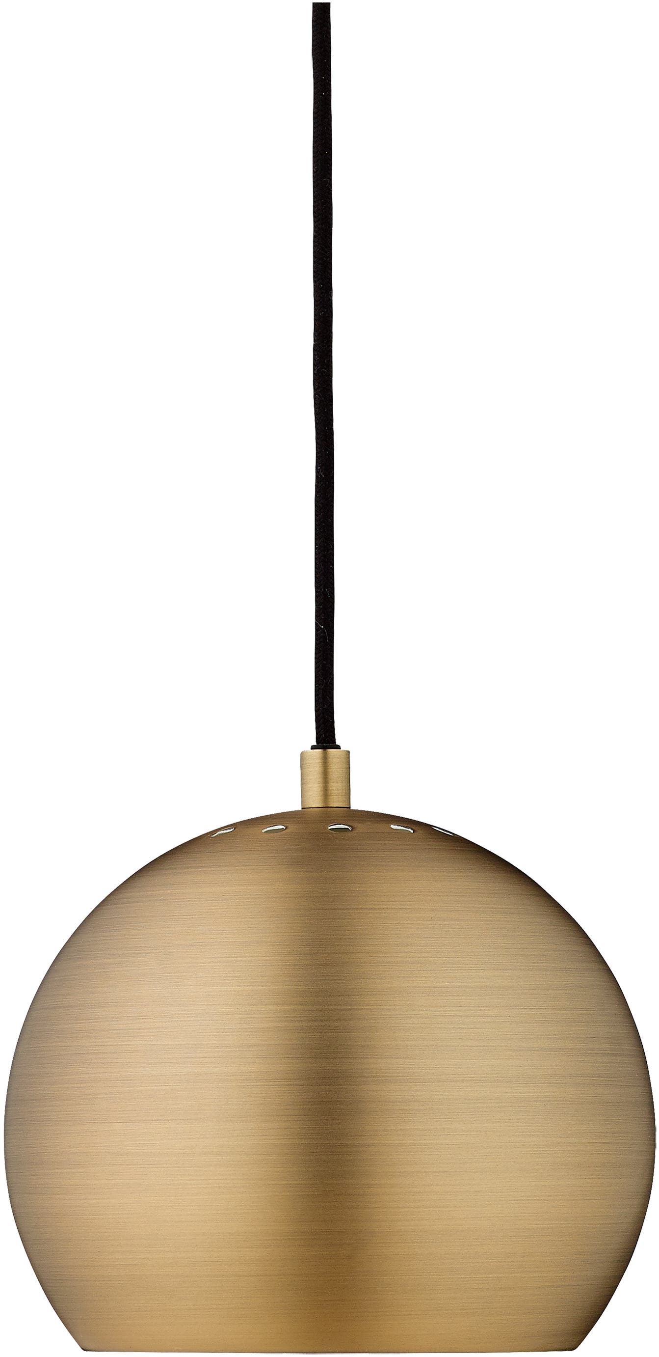 [Ball] Lámpara de techo Ball, metal latón antiguo mate. Ø18cm.