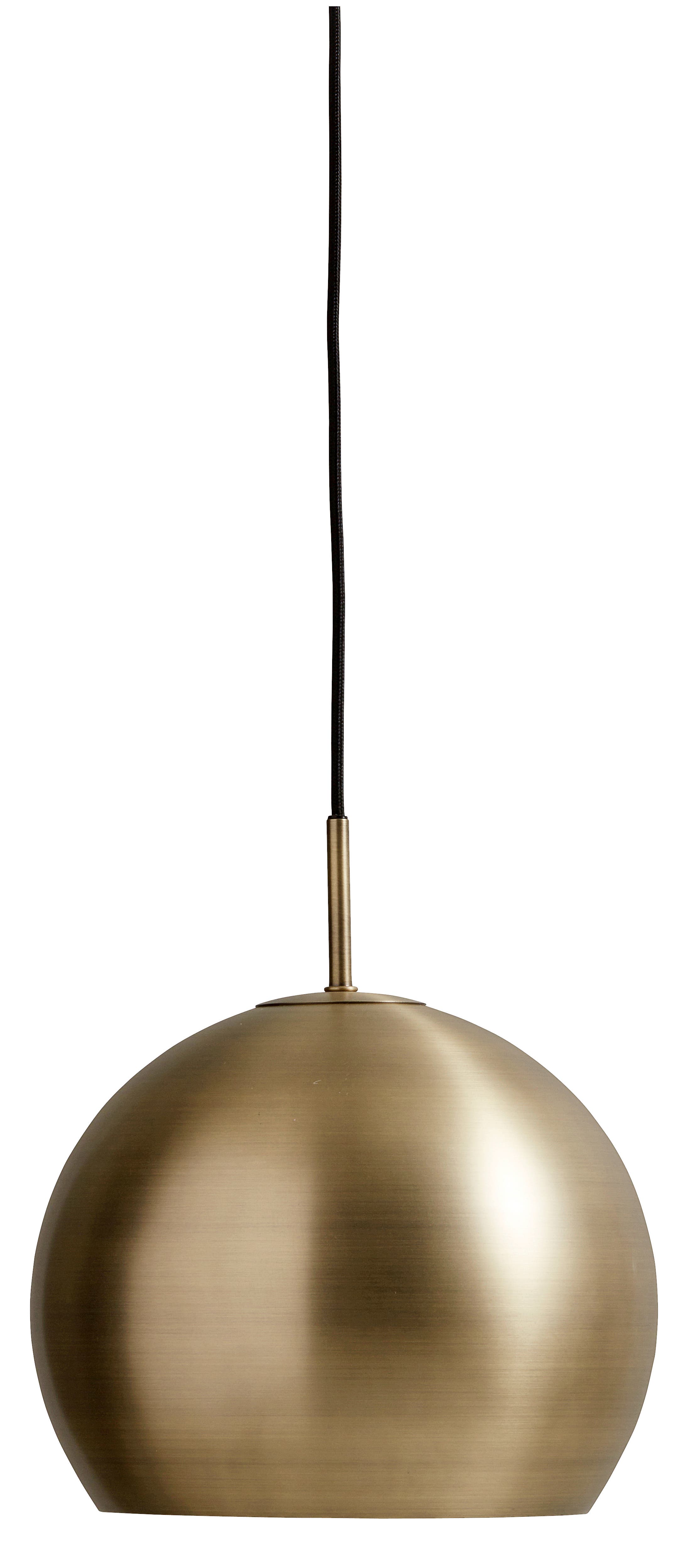 [Ball] Lámpara de techo Ball, metal latón antiguo mate. Ø25cm.