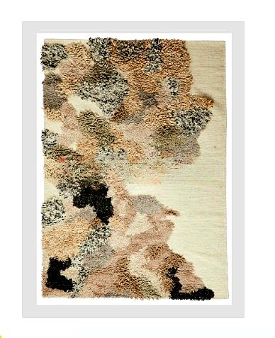[Vived] Vived rug, tonos crema/tierra. L170xL240cm.