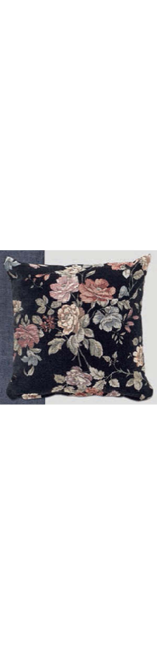 [Fiori] Cojín Fiori, negro. L43xL43cm.