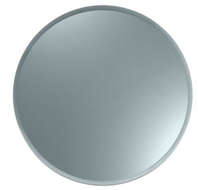 [Tone] espejo Tone, en gris oscuro. F2xØ100cm.