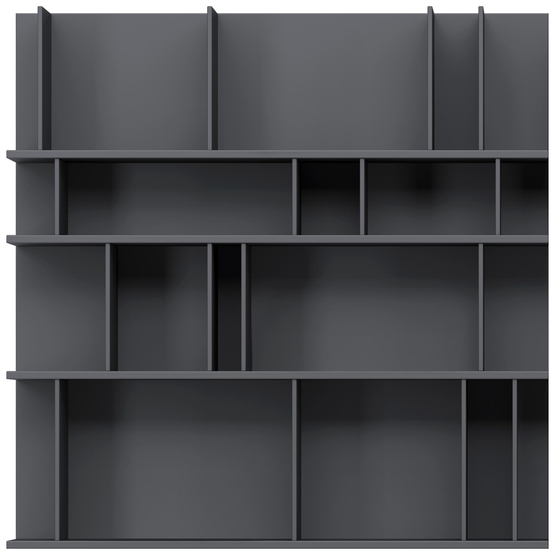 1110 Sistema de pared Como, lacado gris marengo. A102½x