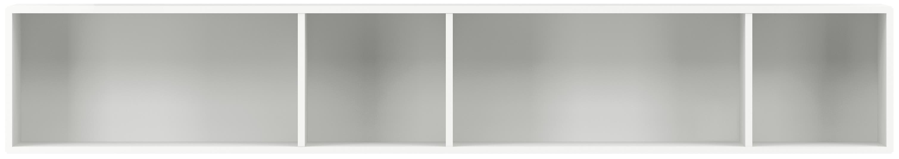 4050 librero Como, laca blanca mate. A26xL154xF26cm.