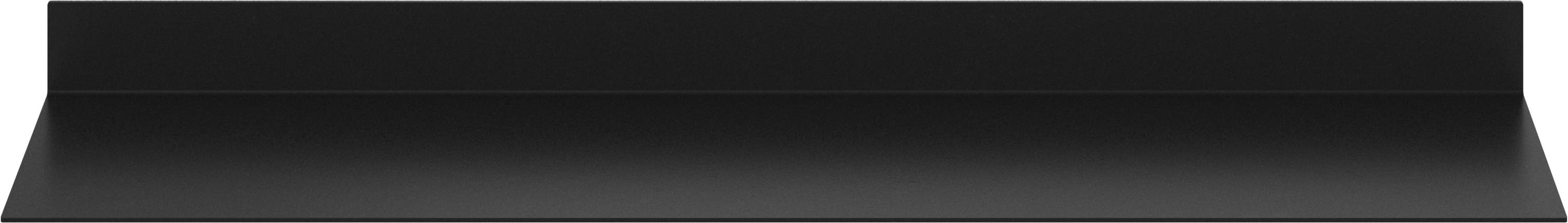 [Como - 7040] Estante Como, estructura lacada negro mate. A6½xL100xF21cm.