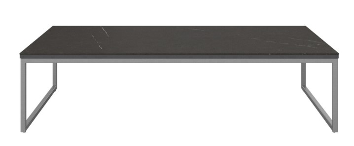 [Lugo - AM02] Mesa de centro Lugo, cerámica mármol oscu