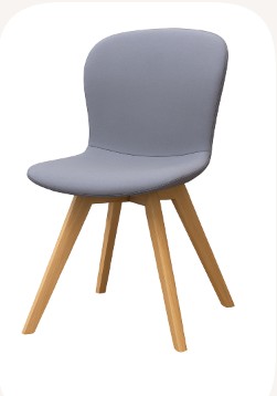 [Adelaide - D063] Silla Adelaide, tela Frisco azul clar