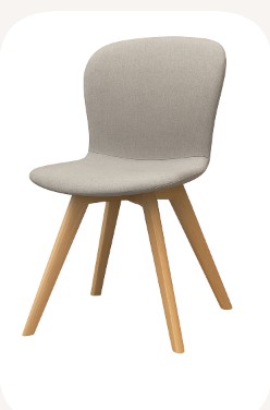 [Adelaide - D063] Silla Adelaide, tela Frisco gris clar