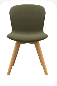 [Adelaide - D063] Silla Adelaide, piel York verde oliva