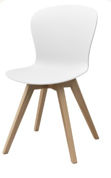 [Adelaide - D065] , blanco/roble. A86xL45xF57½cm.