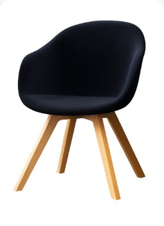 [Adelaide - D066] Silla Adelaide, tela Velvet azul 3031