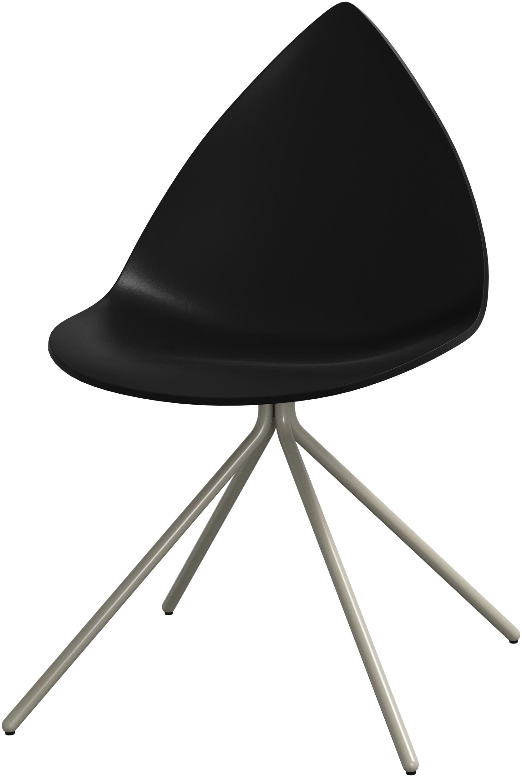 [Ottawa - D033] Ottawa dining chair, negro/estructura l