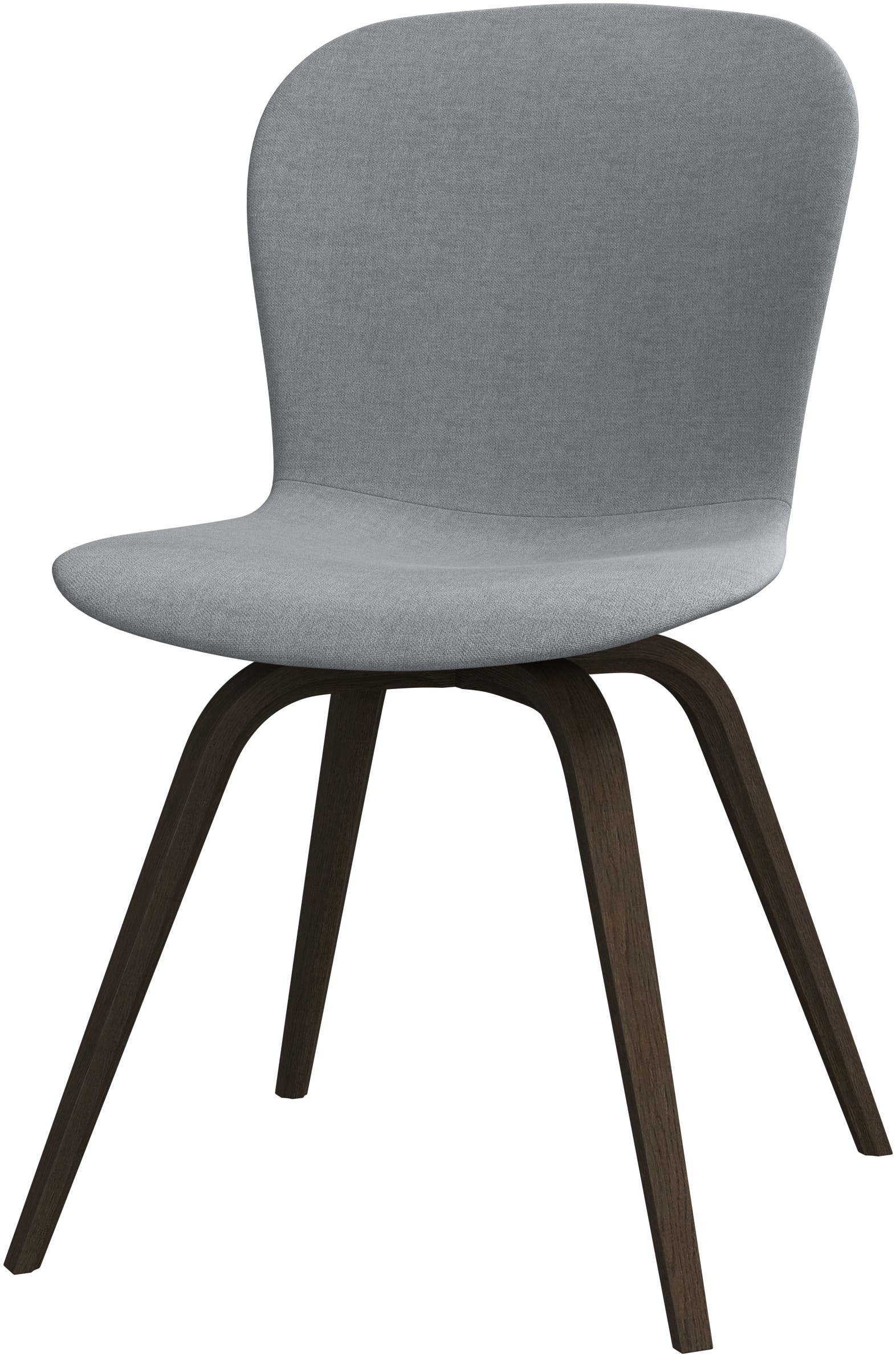 [Hauge - D178] Silla Hauge, tela Frisco gris claro con