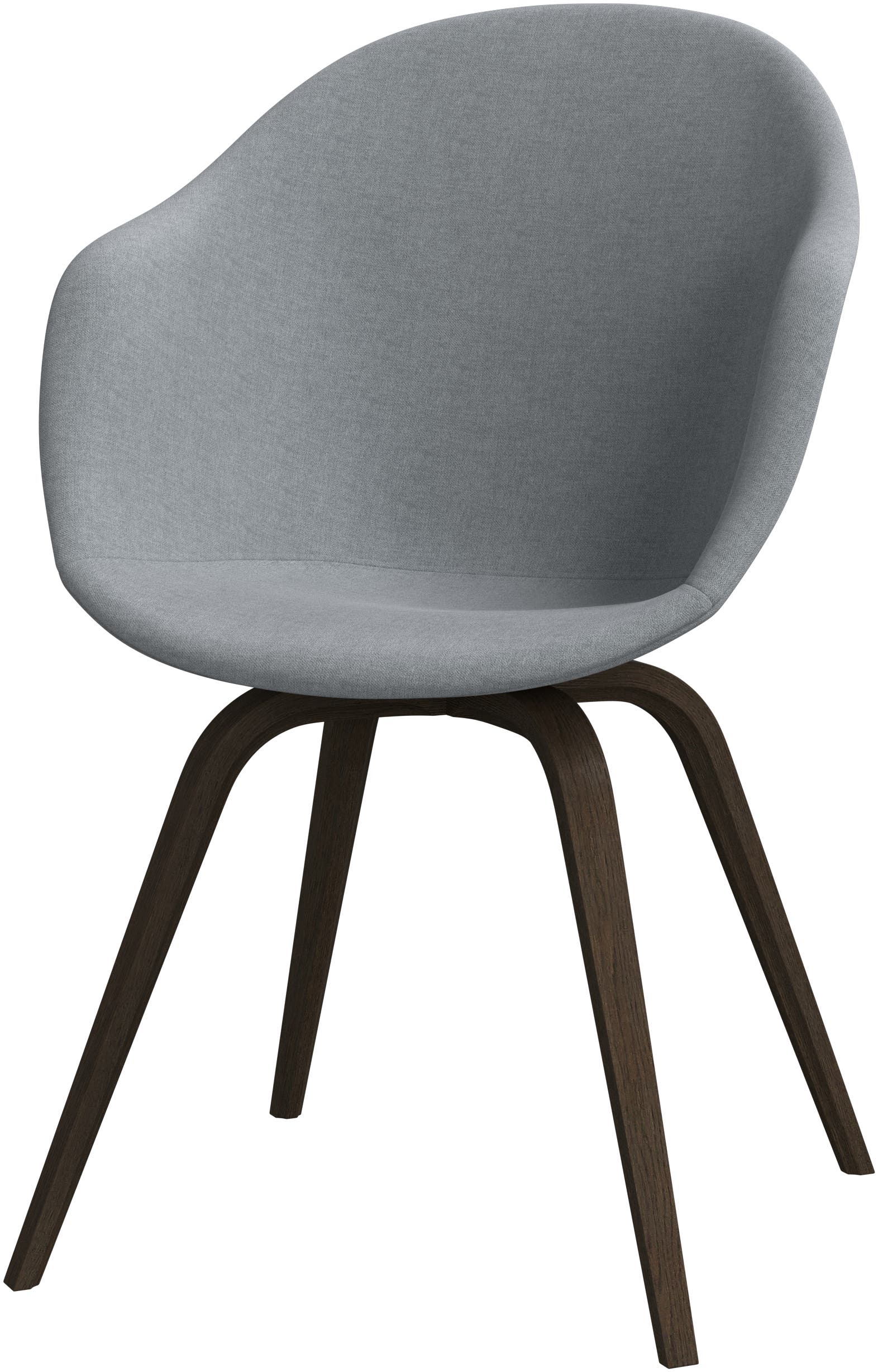 [Hauge - D179] Silla Hauge, tela Frisco gris claro con