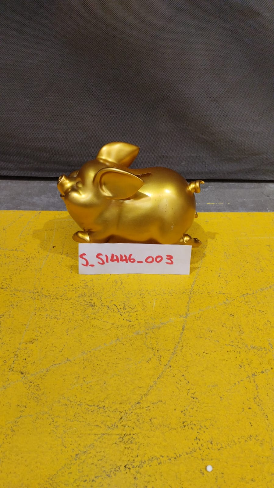 [S_51446_003] Alcancía Happy Pig oro