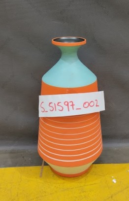 [S_51597_002] Vasija Happy Day naranja 40cm