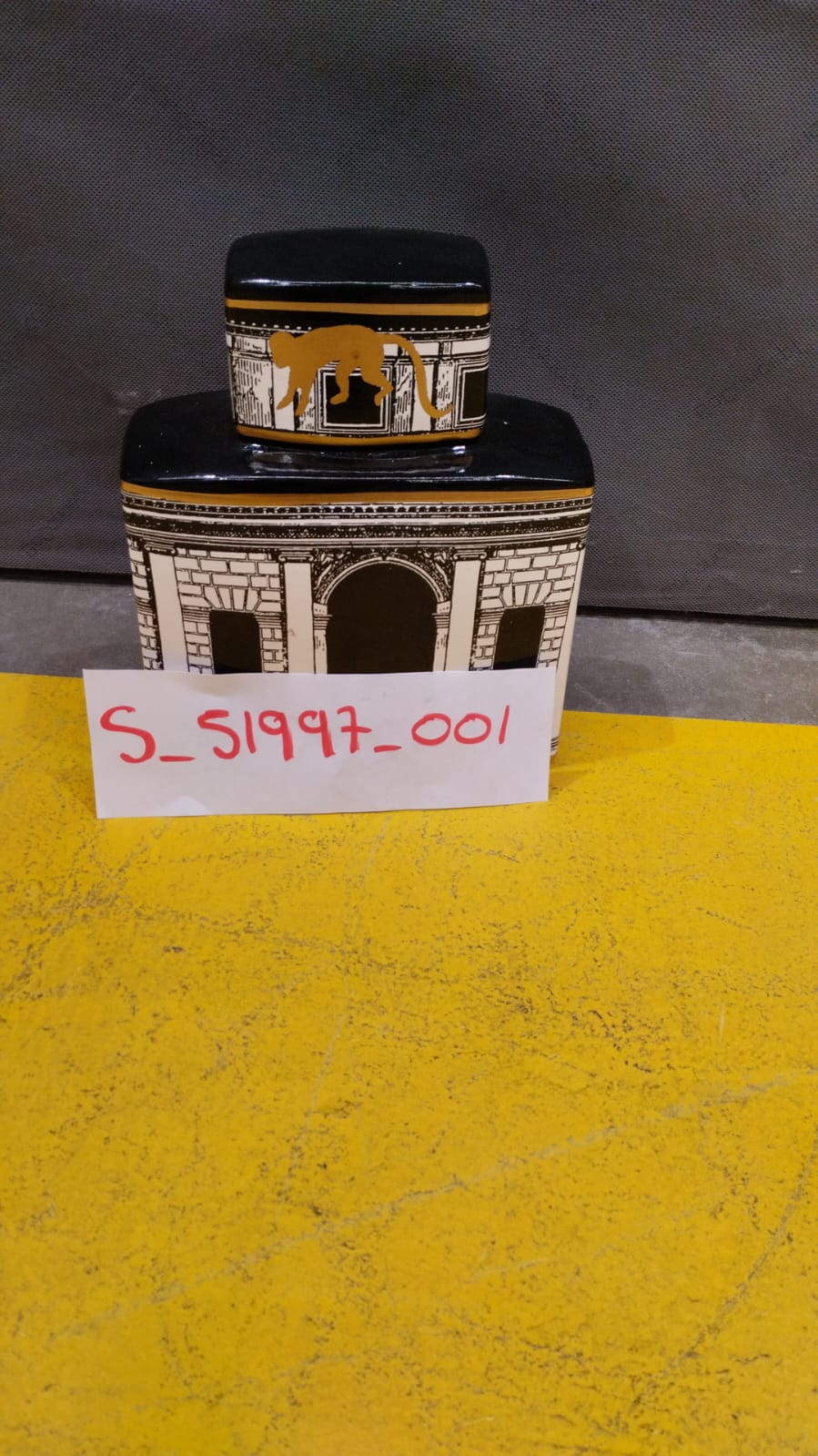 [S_51997_001] Vasija decorativa Temple 24cm