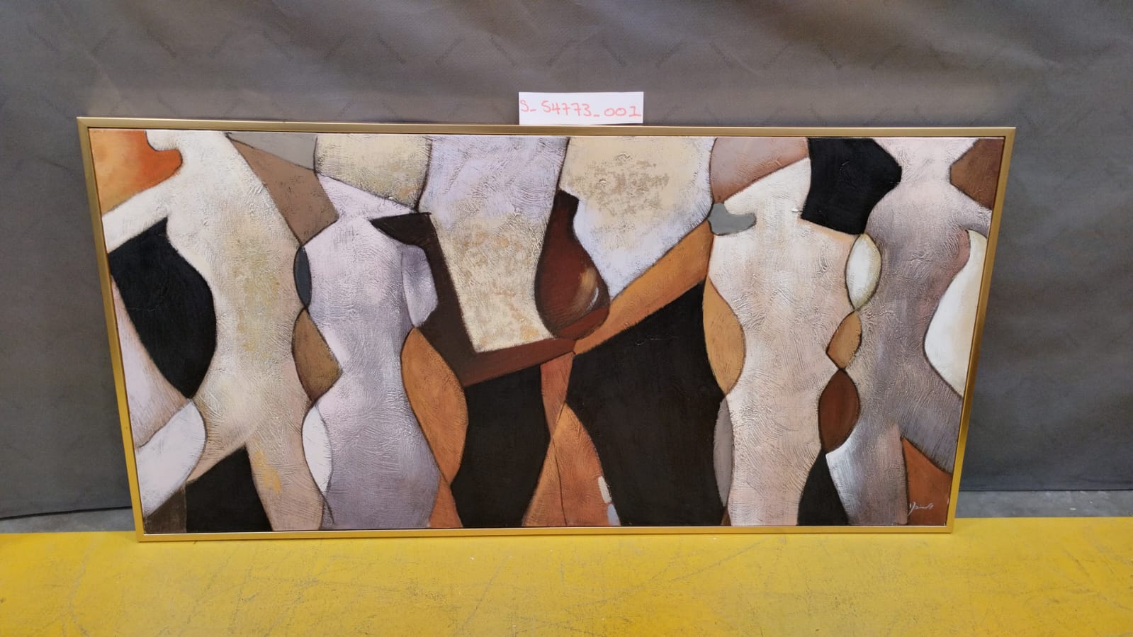 [S_54773_001] Cuadro enmarcado Ladyship 160x80cm