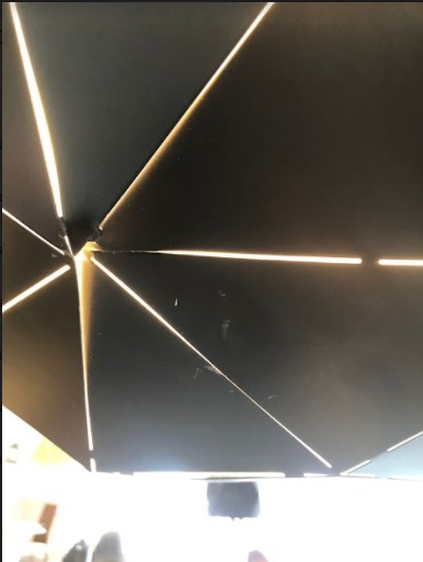 [S_60154_006] Lámpara Triangle negro Ø60cm