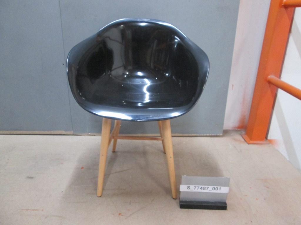 [S_77487_001] SILLA REPOSABRAZOS FORUM MADERA NEGRO