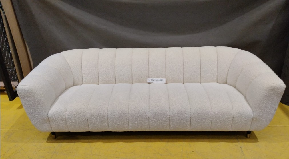 [S_86163_001] Sofá Spectra 3 pl blanco 243cm